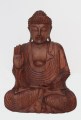 2021 Houten Boeddha urn platte hand naar voren 800